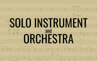 SOLO INSTRUMENT and ORCHESTRA